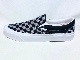 VANS LIFESTYLE CLASSIC SLIP ON -CHECKER CHECK BLACK -VN0A7Q58BK