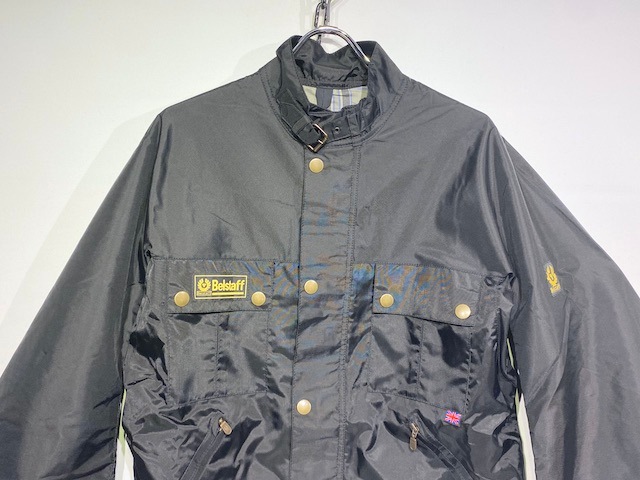 BELLSTAFF BRIGAND BLOUSON NYLON -BLACK-