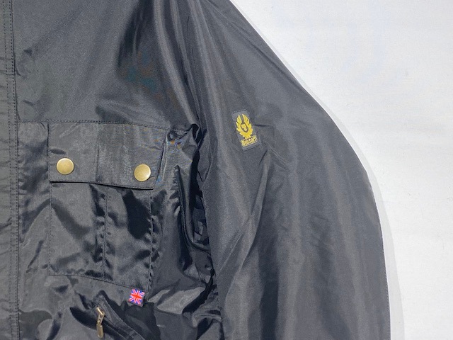 BELLSTAFF BRIGAND BLOUSON NYLON -BLACK-