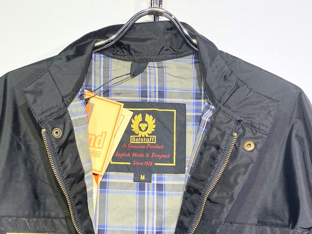 BELLSTAFF BRIGAND BLOUSON NYLON -BLACK-