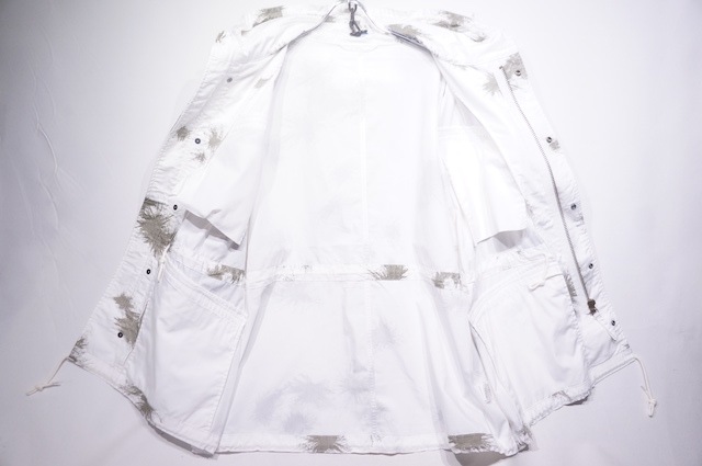 ARMY TWILLSNOW CAMO JACKET -WHITE- AM-22AW3014