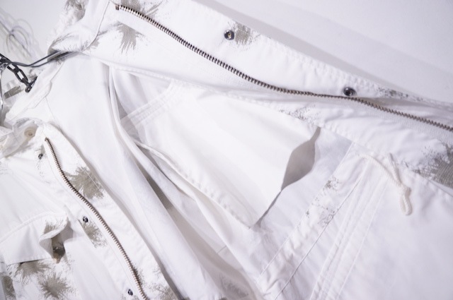 ARMY TWILLSNOW CAMO JACKET -WHITE- AM-22AW3014