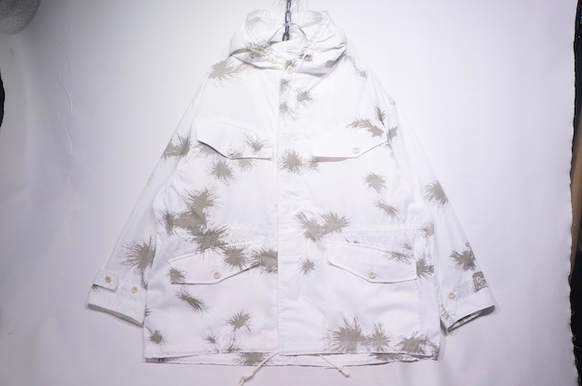 ARMY TWILLSNOW CAMO JACKET -WHITE- AM-22AW3014