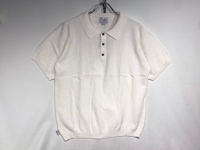 GYM MASTER COTTON KNIT POLO -WHITE- G121735