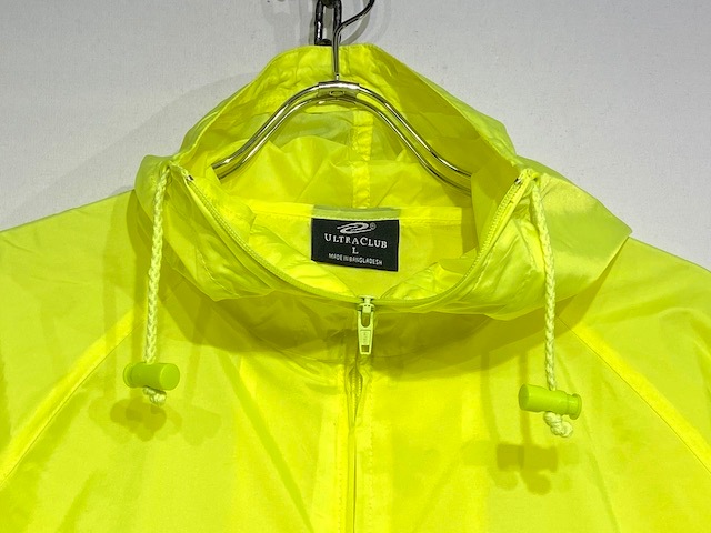ULTRA CLUBPULL OVER NYLON JACKET -YELLOW-