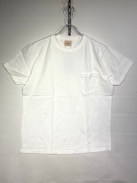 GOOD WEAR JAPAN CUSTOM SS CREW NECK POCKET TEE -WHITE-