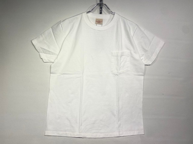 GOOD WEAR JAPAN CUSTOM SS CREW NECK POCKET TEE -WHITE-