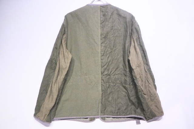 SAGE DE CRET WORK PANEL CARDIGAN -OLIVE- 31-20-3187-390