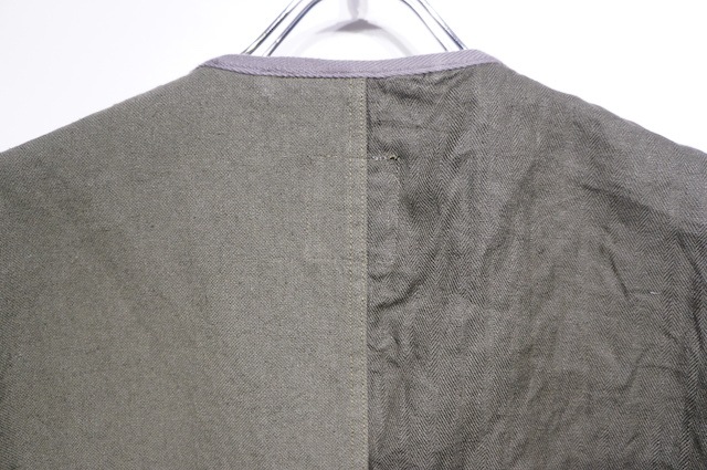 SAGE DE CRET WORK PANEL CARDIGAN -OLIVE- 31-20-3187-390