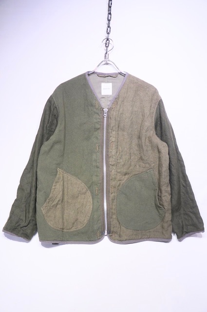 SAGE DE CRET WORK PANEL CARDIGAN -OLIVE- 31-20-3187-390