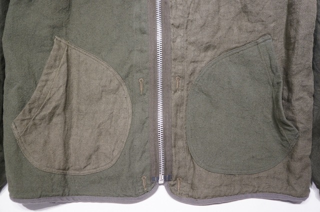 SAGE DE CRET WORK PANEL CARDIGAN -OLIVE- 31-20-3187-390