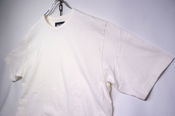 BAZZ FRATELLI BAZZ W POCKET RELAX TEE  -WHITE-