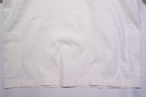 BAZZ FRATELLI BAZZ W POCKET RELAX TEE  -WHITE-