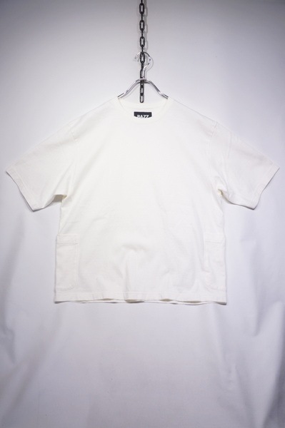 BAZZ FRATELLI BAZZ W POCKET RELAX TEE  -WHITE-