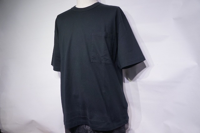 SAGE DE CRET BIG POCKET TEE -BLACK- 31-10-6022-290