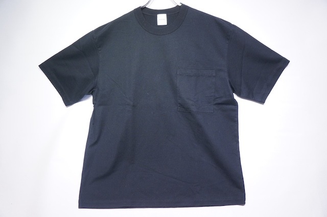 SAGE DE CRET BIG POCKET TEE -BLACK- 31-10-6022-290