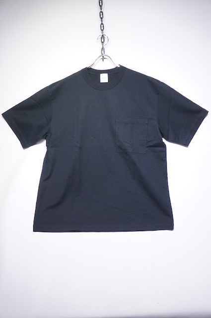SAGE DE CRET BIG POCKET TEE -BLACK- 31-10-6022-290