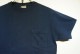 GOOD WEAR JAPAN CUSTOM OVER DYE SS CREW NECK POCKET TEE -NAVY-