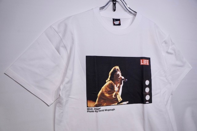 SCREEN STARS LIFE TEE MICK JAGGER -WHITE-