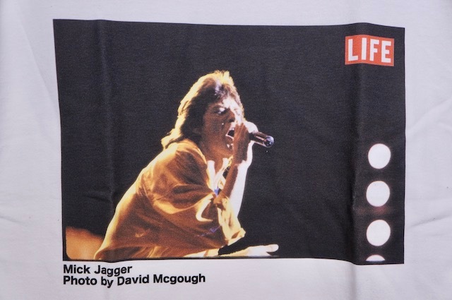 SCREEN STARS LIFE TEE MICK JAGGER -WHITE-