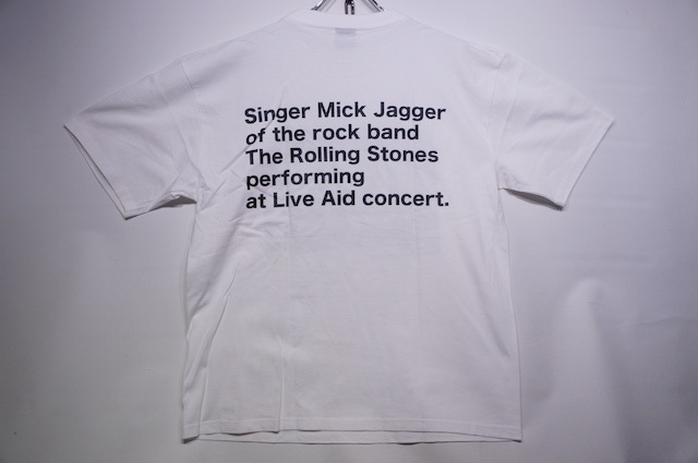 SCREEN STARS LIFE TEE MICK JAGGER -WHITE-
