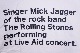 SCREEN STARS LIFE TEE MICK JAGGER -WHITE-
