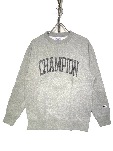 CHAMPION CREW NECK SWEAT SHIRTS -OXFORD GREY- C3-V009