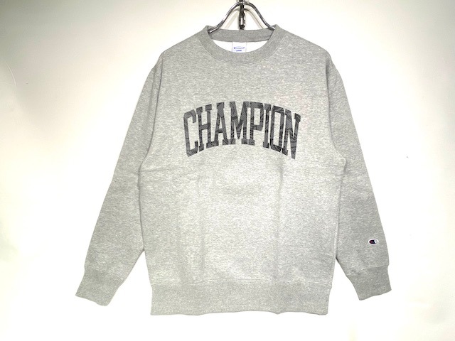 CHAMPION CREW NECK SWEAT SHIRTS -OXFORD GREY- C3-V009