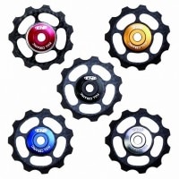 【最高級グレード3セラミック採用】TNI セラミック・カーボン プーリー 11Tセット|リアディレーラー|クランク/変速/駆動系