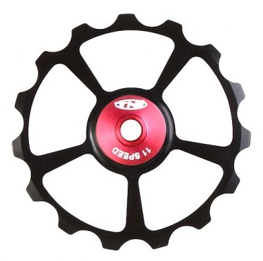 シマノ11S ディレーラー用 TNI フルセラミック アルミ プーリー 15T