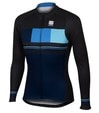 SPORTFUL ݡȥե ȥ饤 ޥ 㡼 STRIPE THERMAL JERSEY ֥å/֥롼