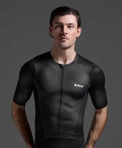 2XU ġॺ桼  ꡼֥ ȥ饤ȥå  Aero Hex Sleeved ȥ饤󥦥 MT7395A
