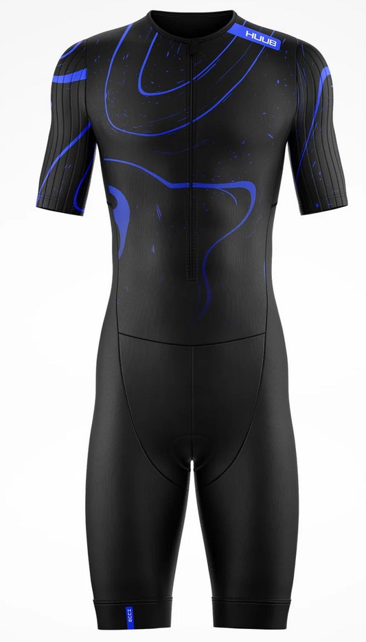 HUUB CORE Quarterly トライアスロンスーツ Black/Blue メンズ or
