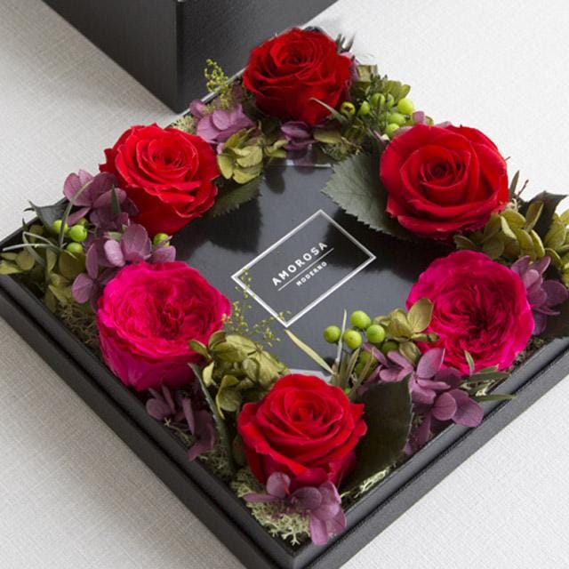 艶やかなプリザBOX グロリアス