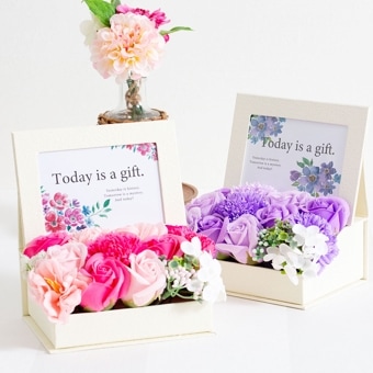 ソープフラワー フォトフレーム