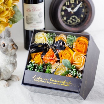 ソープフラワー アンティーク シャボン スタンド BOX