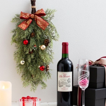 クリスマスに飾るもみの木スワッグ