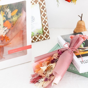 ドライフラワーの花束