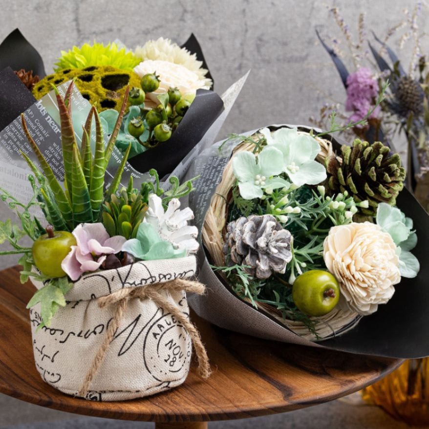 お得で楽しめるフェイクグリーンギフト