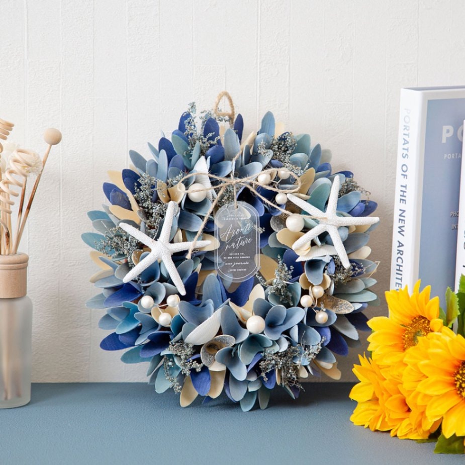 天然素材の優しい 爽やかリース