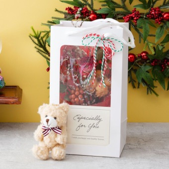 totte ドライフラワーブーケとチェーンベア