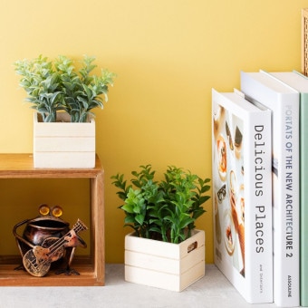 ハートリーフ コンテナBOX フェイクグリーン 光触媒加工