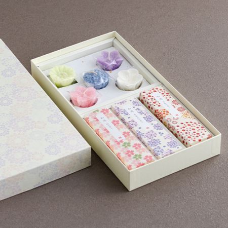 進物 和遊 花づくしキャンドルセット