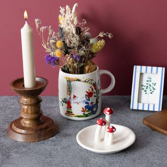 【welms Deco-tray Mushroom】マッシュルームデザイン ミニトレイ