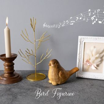 【Wood grain Object Bird】ウッドグレイン オブジェ バード