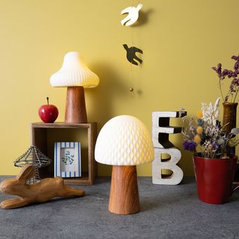 【LUMO Ceramic Light  -Mashroom-】ルーモ セラミックライト　-マッシュルーム-