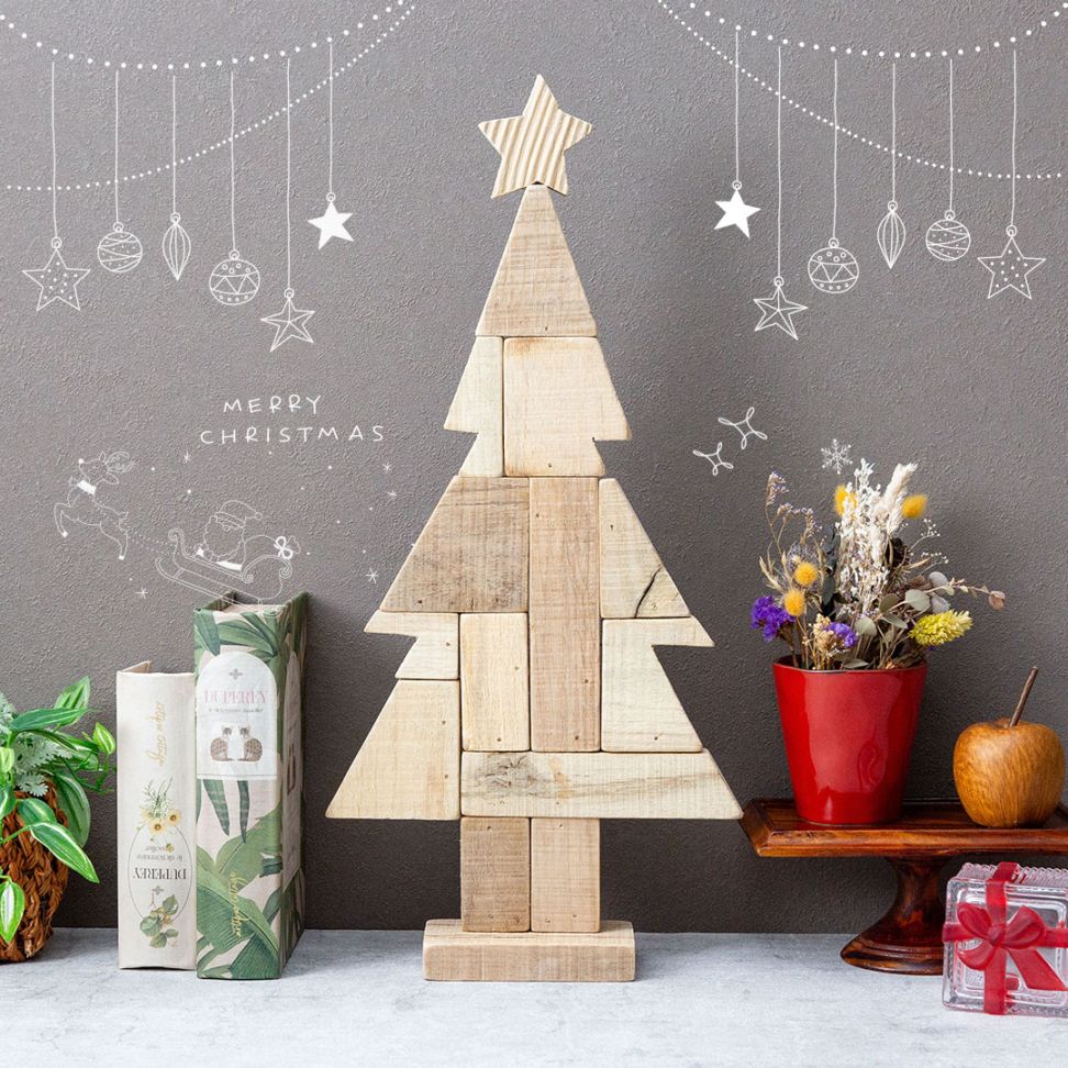 Wooden Block Christmas Tree （ウッドブロック クリスマスツリー）