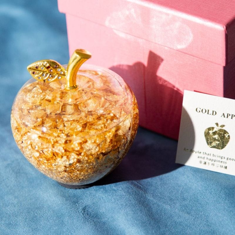幸運と繁栄をもたらす -Gold Apple- 金のりんご　【金色のおまけ付き♪】