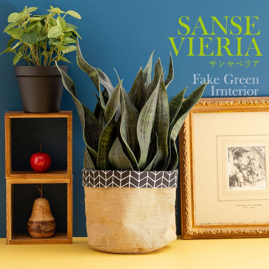 サンセベリア 長く続く事を願う縁起物ギフト フェイクグリーン