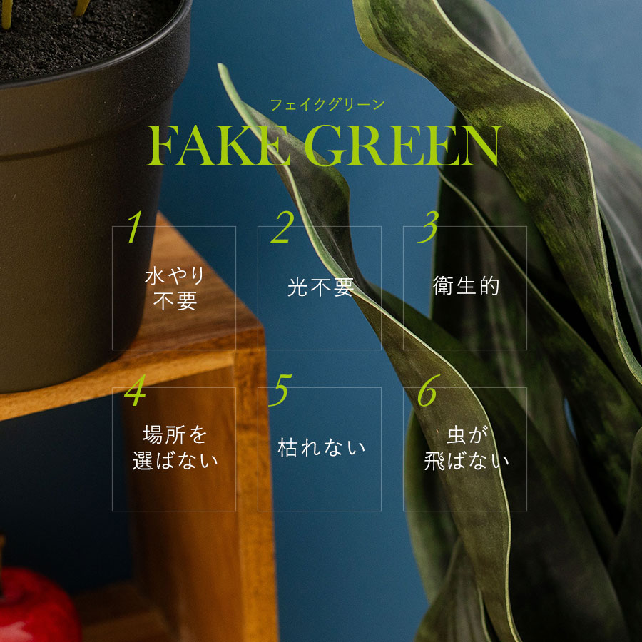 サンセベリア 長く続く事を願う縁起物ギフト フェイクグリーン